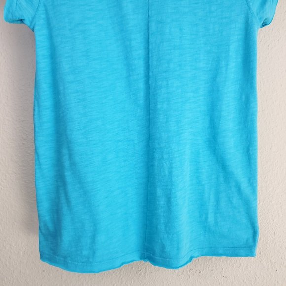Free People We The Free S Turquoise Clare Tee - Picture 7 of 13